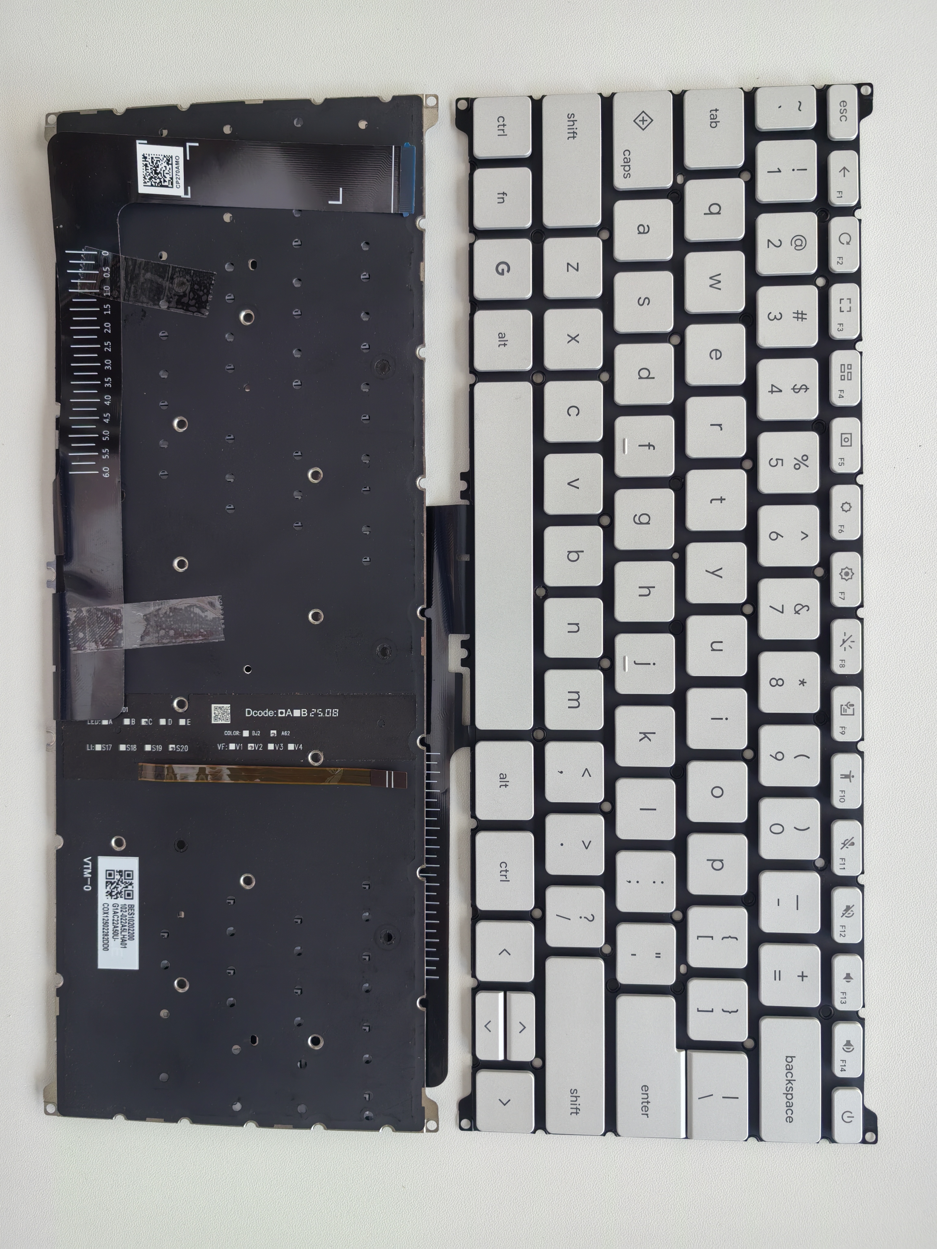 Picture of New Replacement Laptop Keyboard For ACER A514-56/A314-36P/SP314-55N/Spin 3 SP314-55N SILVER Backlit US Layout